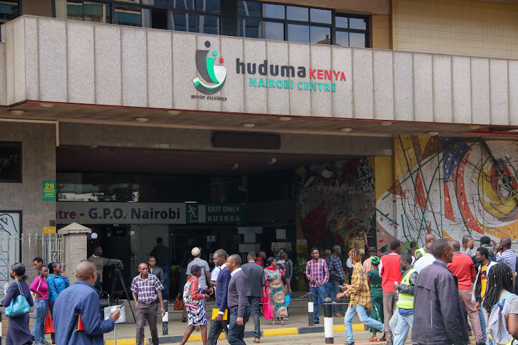 File image of the GPO Huduma Centre.